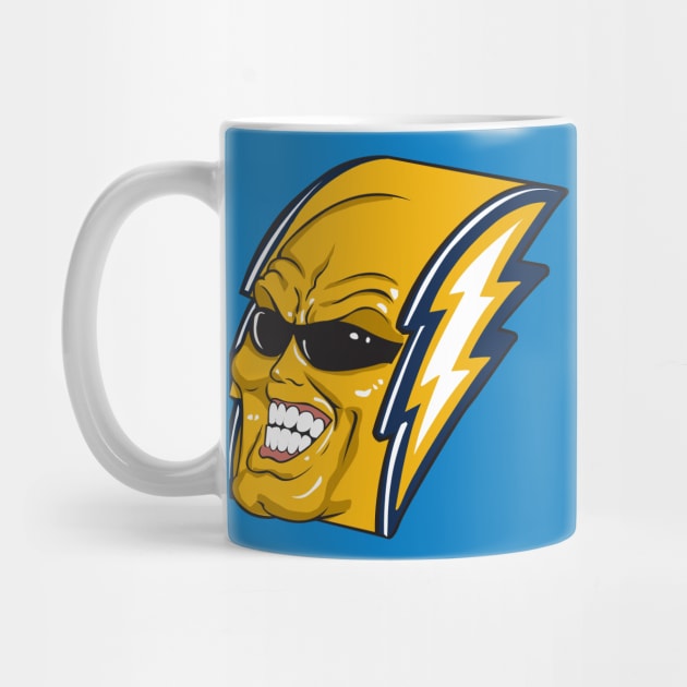 Los Angeles Chargers Bolt Man by stayfrostybro